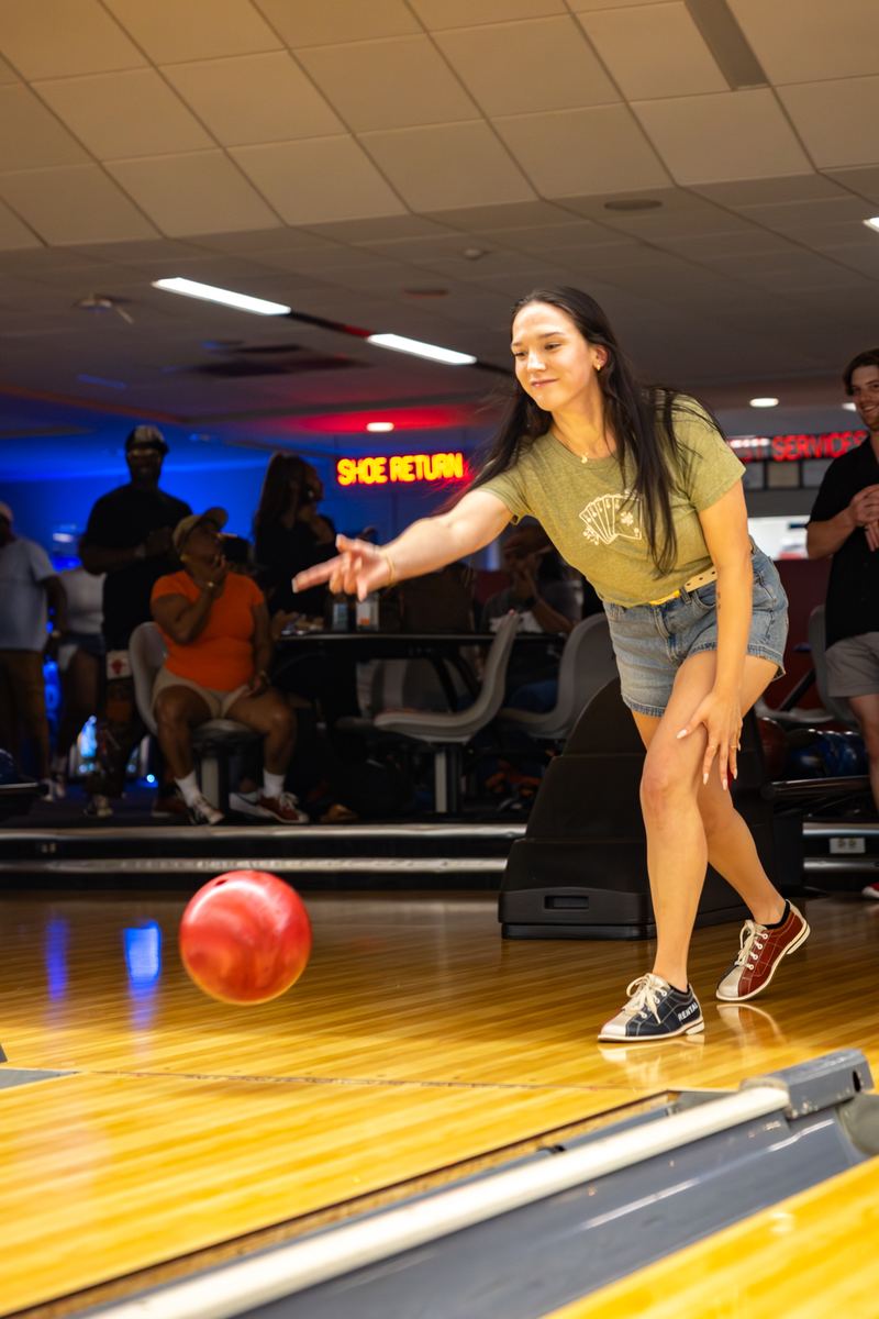 Midtown Bowl interior, lanes, and atmosphere